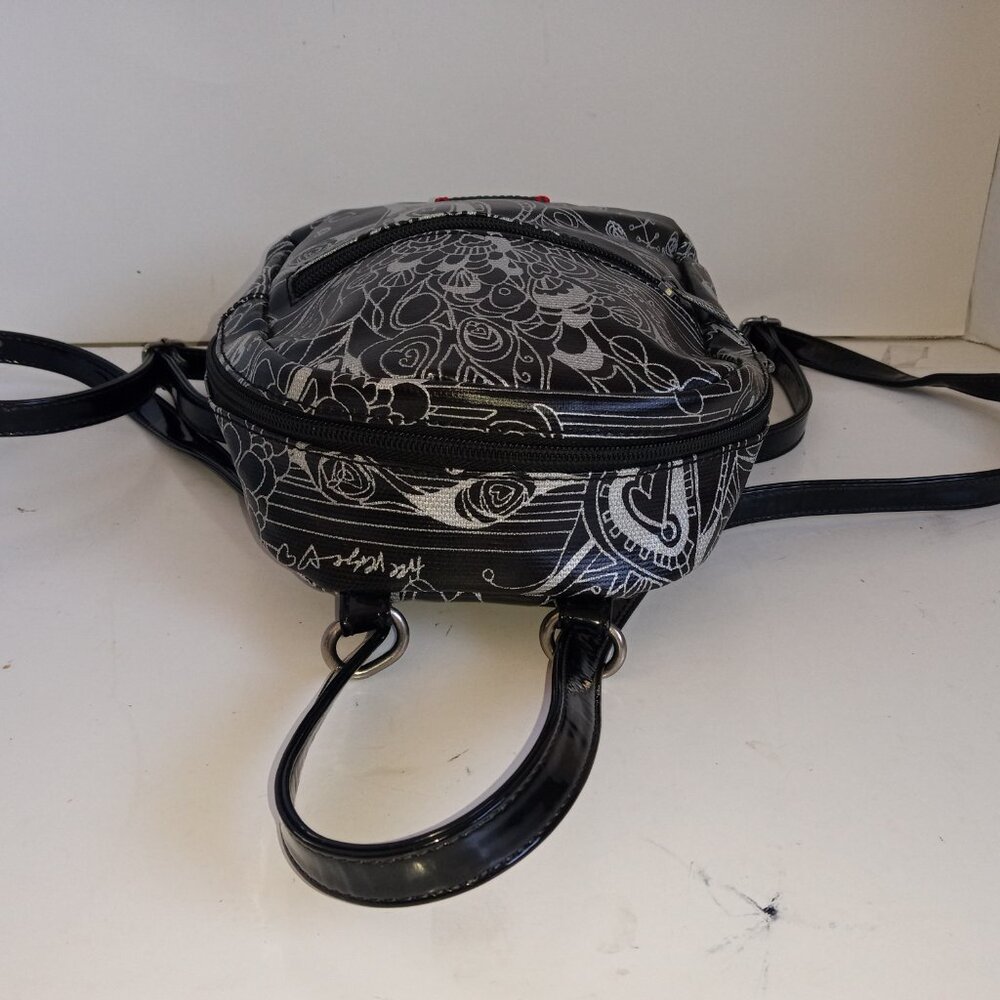 Sakroots Artists Circle Mini Backpack Blk/Gray On… - image 7